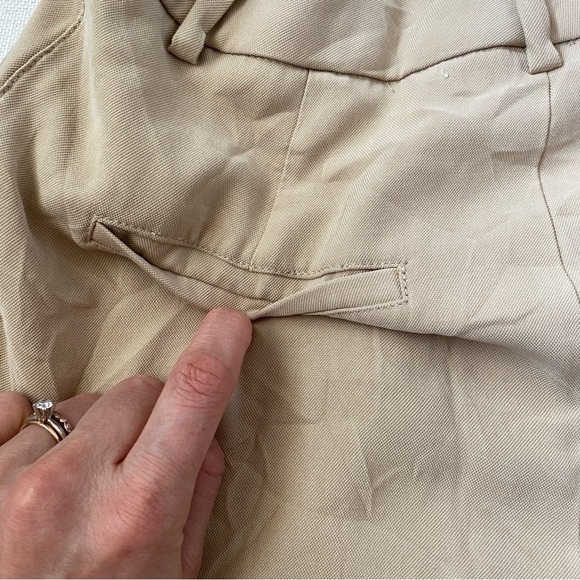 MNG Tan Tailored 7” Shorts 2 - Picture 7 of 12